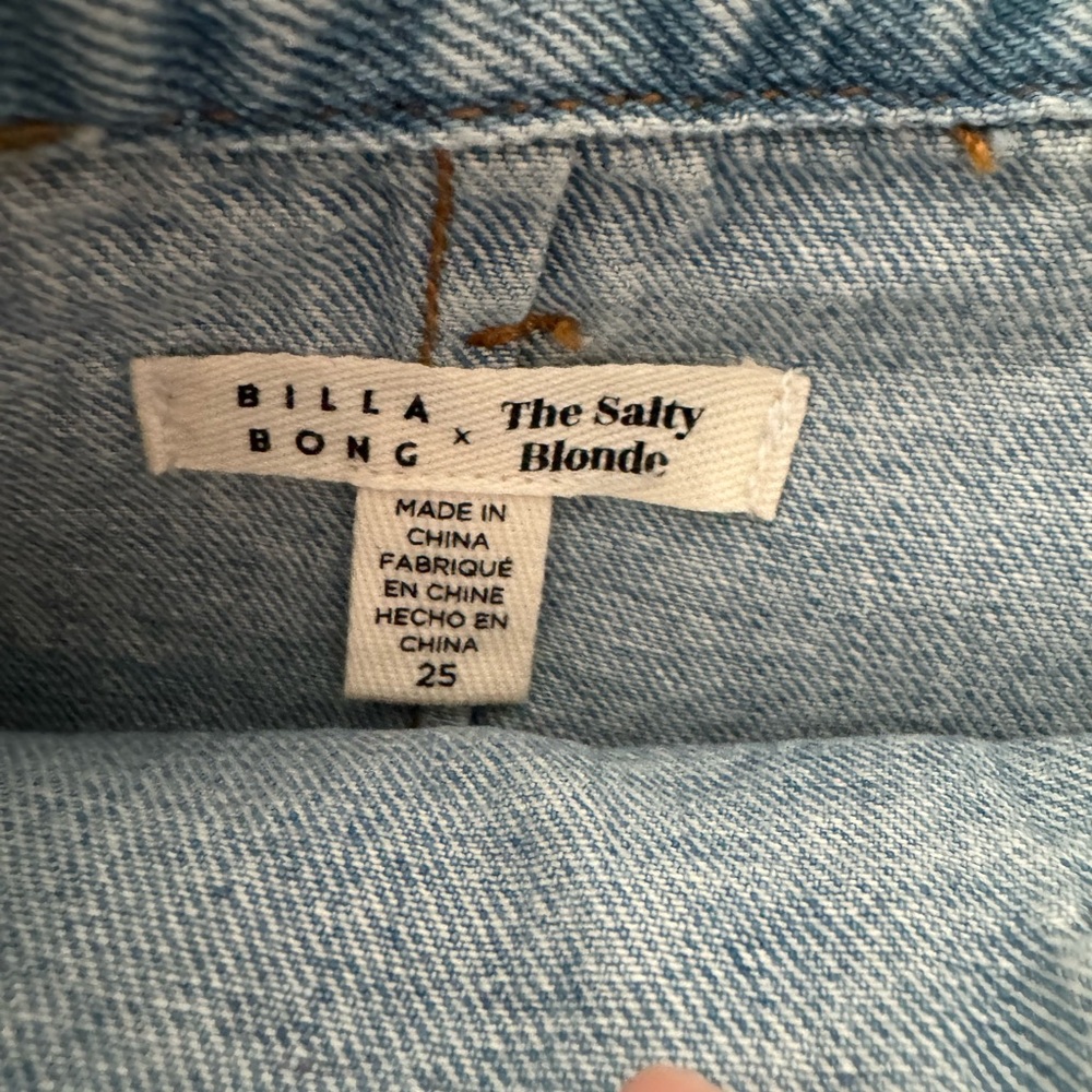 Billabong jean skirt